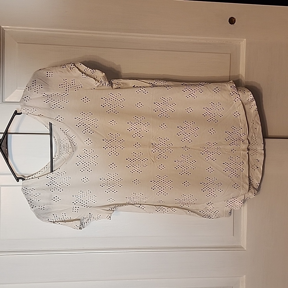 Gap Luxe T-shirt, off white, size M